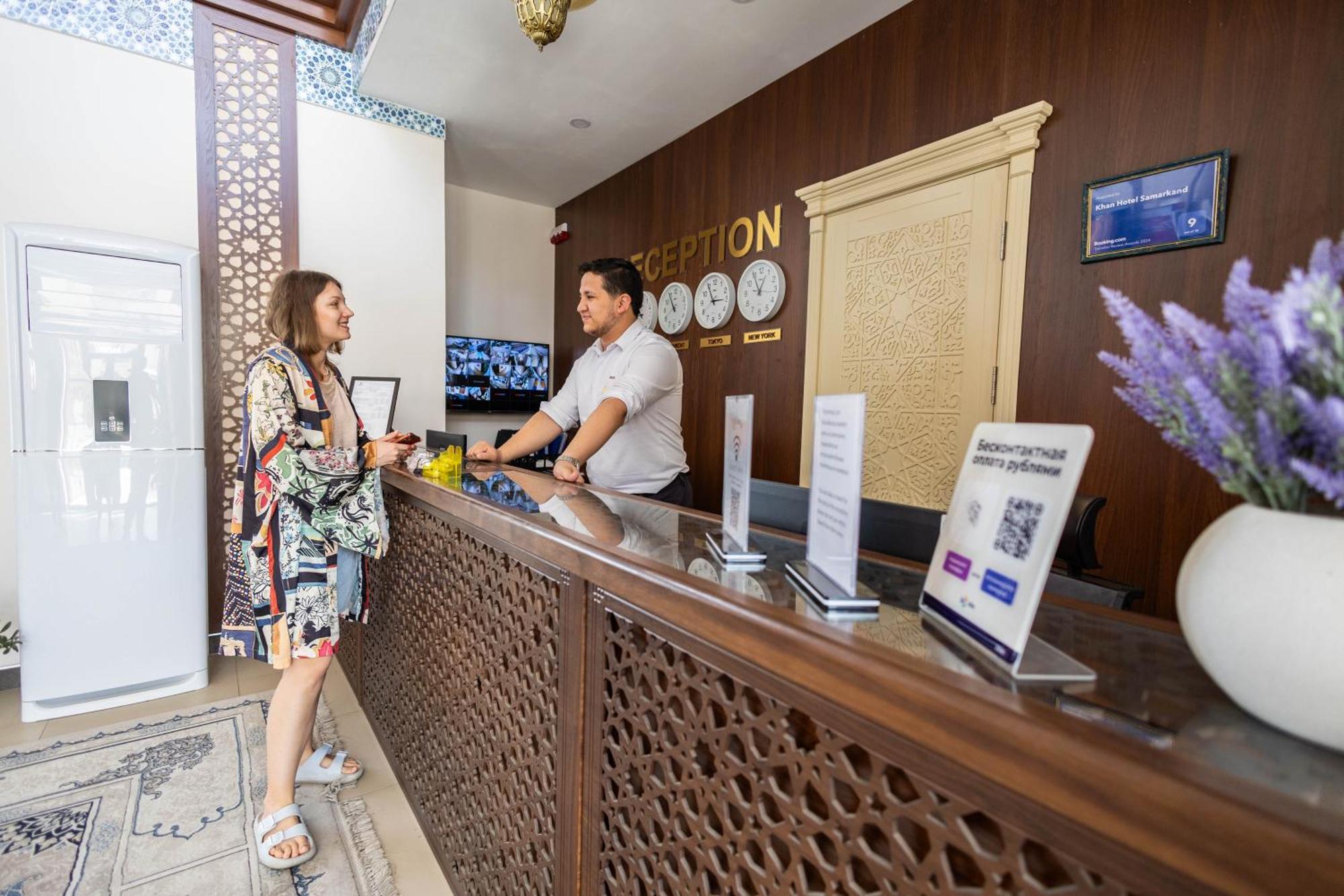 Khan Hotel Samarkand Exterior foto